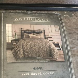 New Anthology Twin Duvet cover Kendall  oatmeal